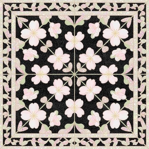 Image of Moroccan Tile Stickers | Waterproof Self Adhesive Peel & Stick Tile Decals for Kitchen Backsplash, Bathroom Wall, Floor, Furniture & Glass (8x8 Inch, Design 53)