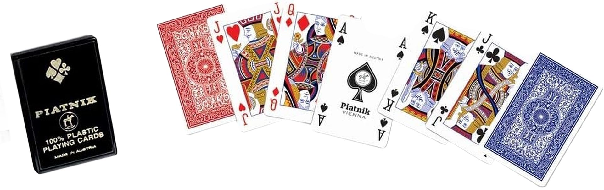 Piatnik plastic playing cards - single deck