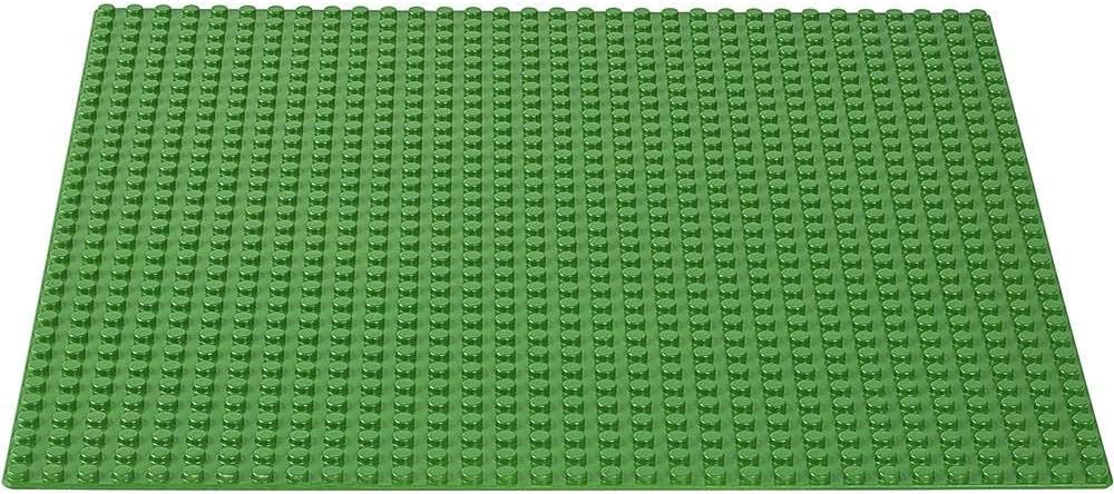 LEGO Classic Green Baseplate 2304 Supplement for Building, Playing, and Displaying Creations, 10in x 10in, Large Building Base Accessory for Kids and Adults (1 Piece)