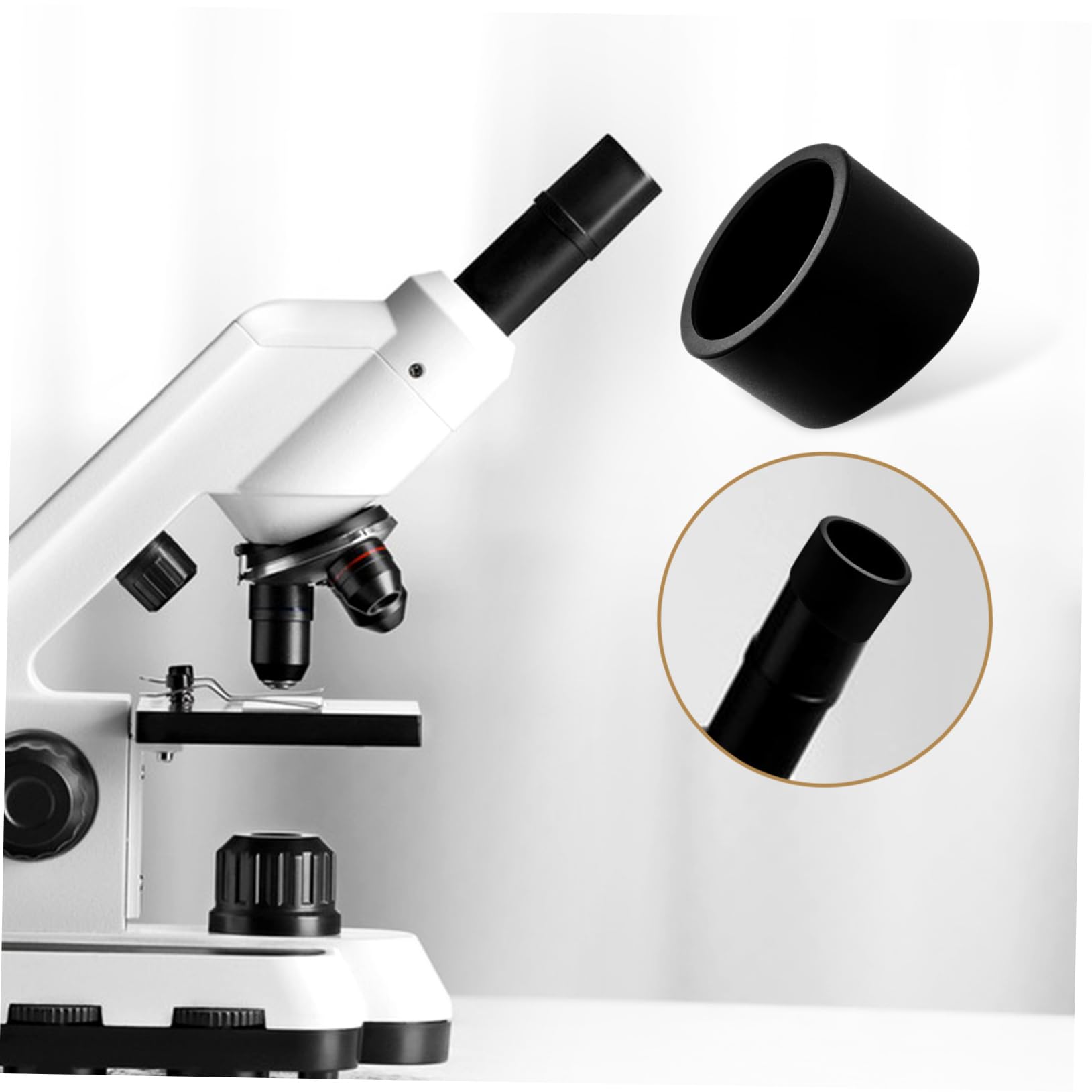 BELLIFFY Microscopy Kit 2X Microscope Eyepiece Covers Dustproof Scratch Resistant
