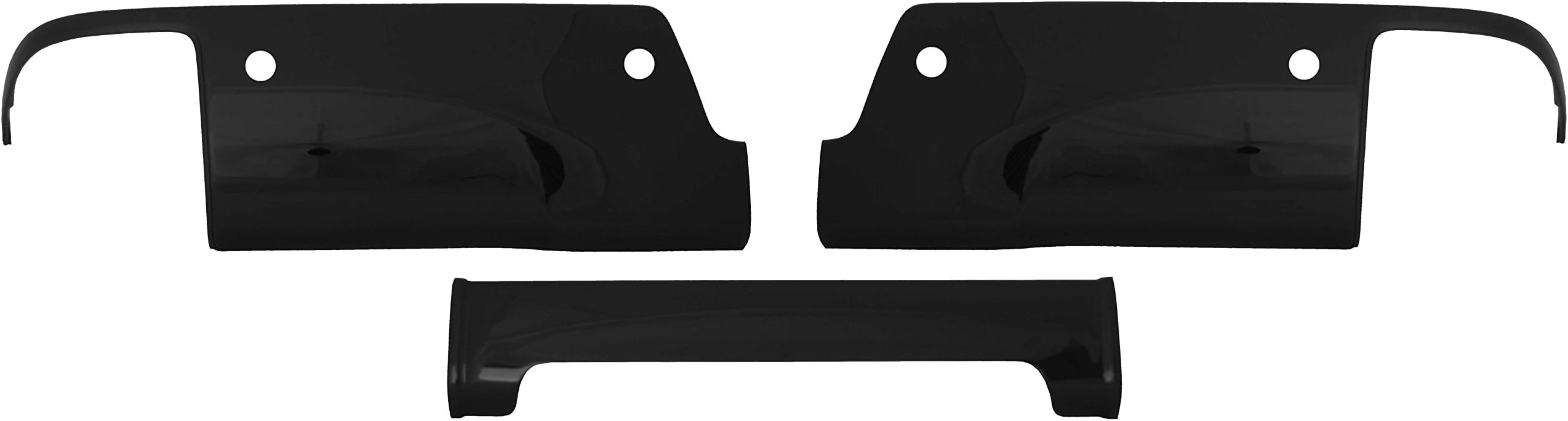 Ecoological BumperShellz - Truck Bumper Covers w/Sensor Holes, ’14-’15 Chevy Silverado 1500, 2015 2500/3500, ’14-15’ GMC Sierra 1500, 2015 2500/3500 (Gloss Black)