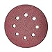 Price comparison product image Maveek 50 Pieces 8 Holes Sanding Discs 60 Grit 5 Inch Hook and Loop Sandpaper Assortment for Random Orbital Sander