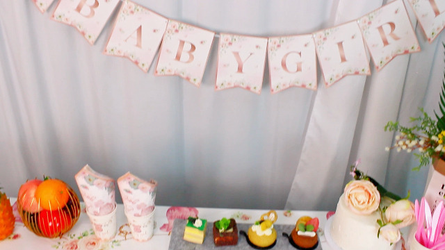Girl Baby Shower Tableware on Amazon Live