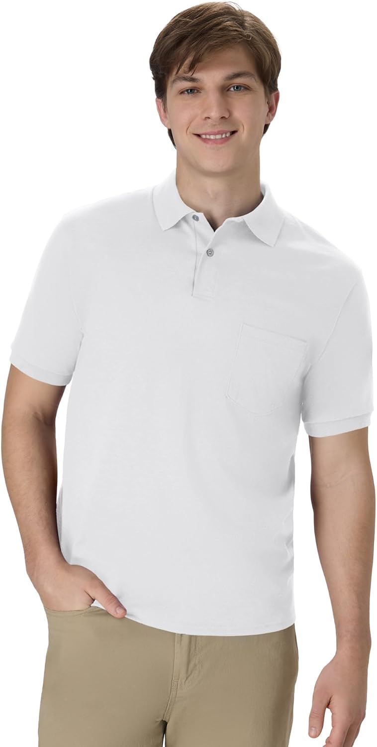  Men's Short Sleeve Jersey Pocket Polo (Pack of 2) thumbnail