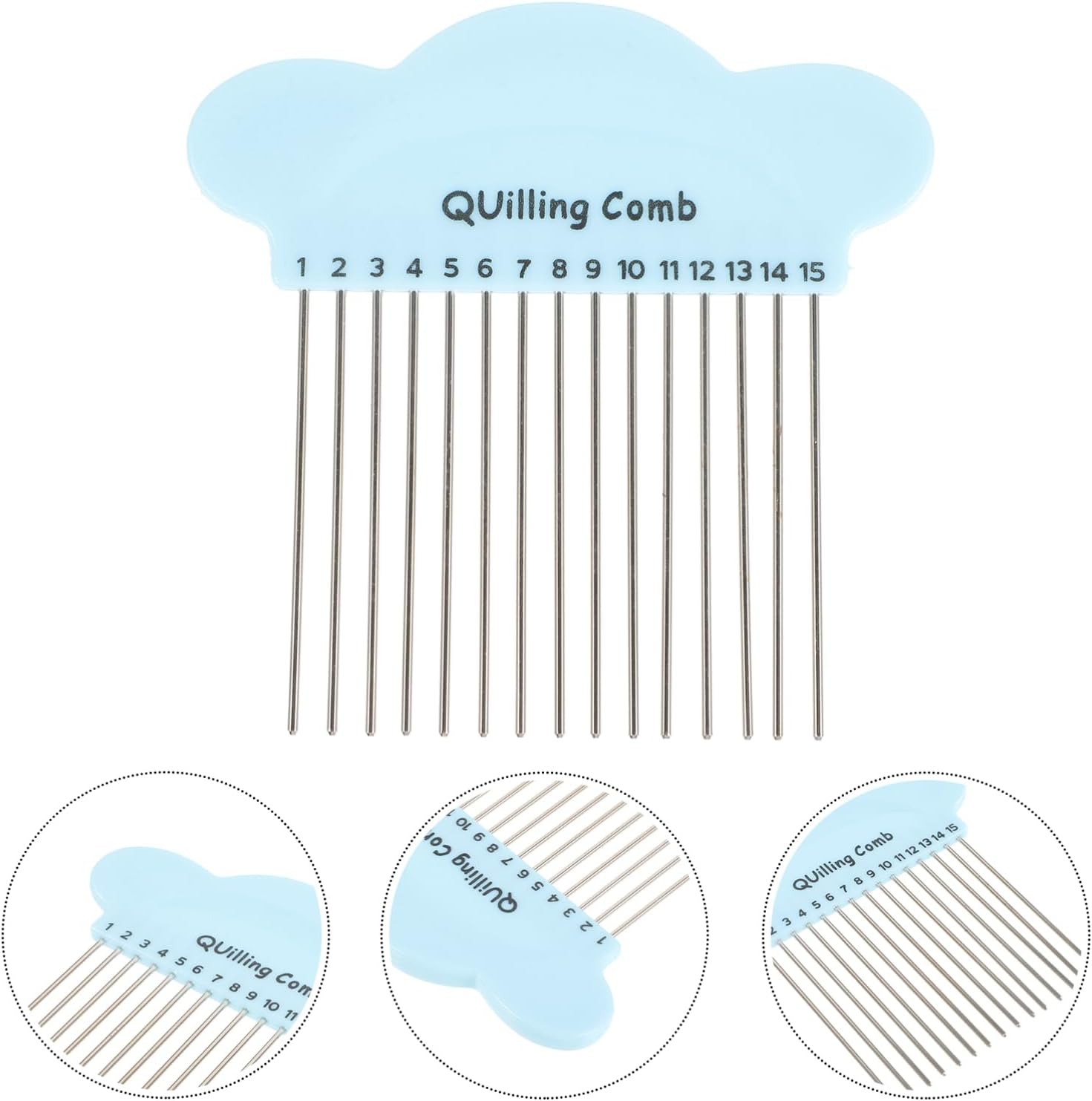 DOITOOL Paper Quilling Comb Tool Quilling Paper Strips Portable Craft Accessory