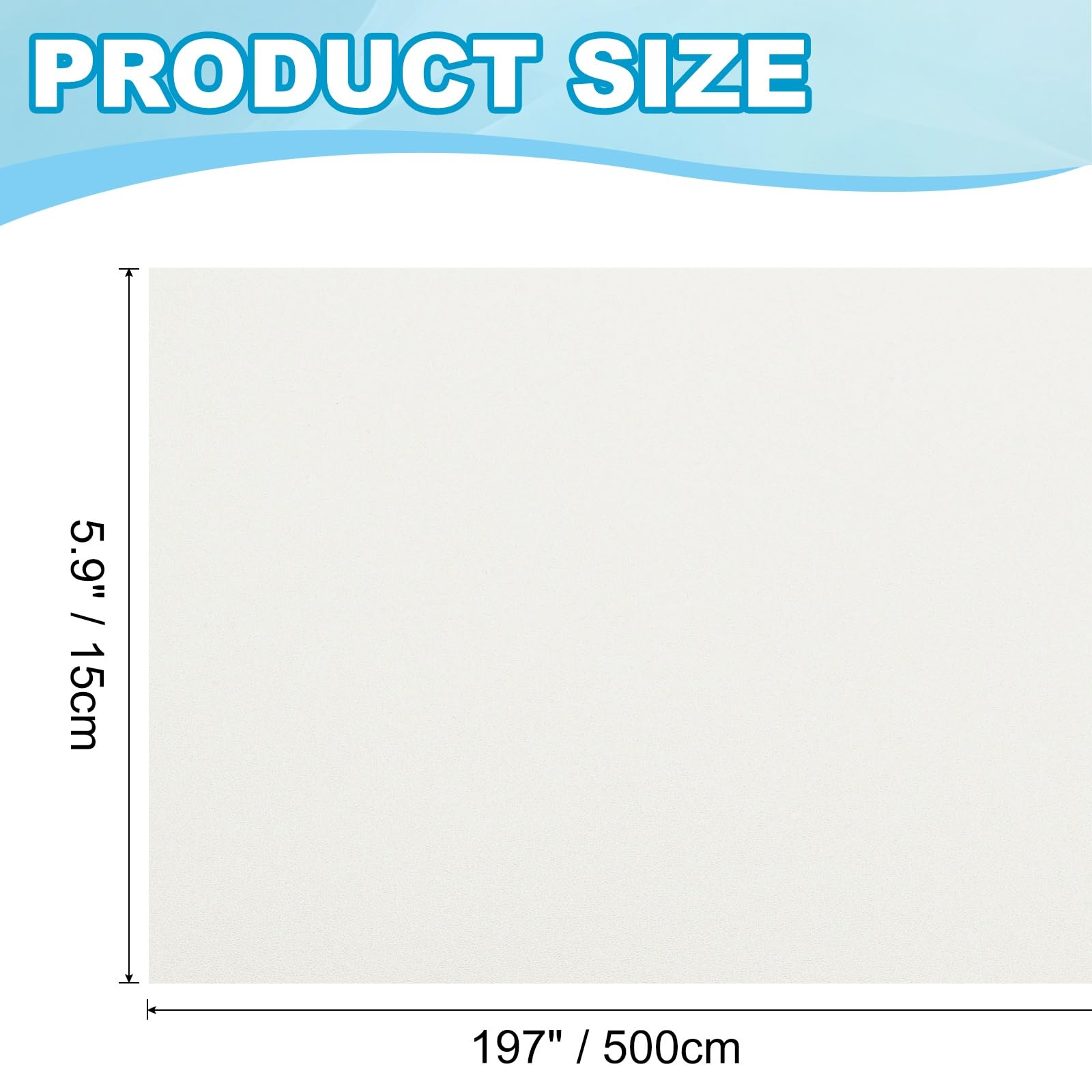 QUARKZMAN Putty biała tapeta peel and stick 50 cm, biała, folia kontaktowa, jednolite kolory, winylowa, samoprzylepna, dekoracyjna, do okładzin ściennych