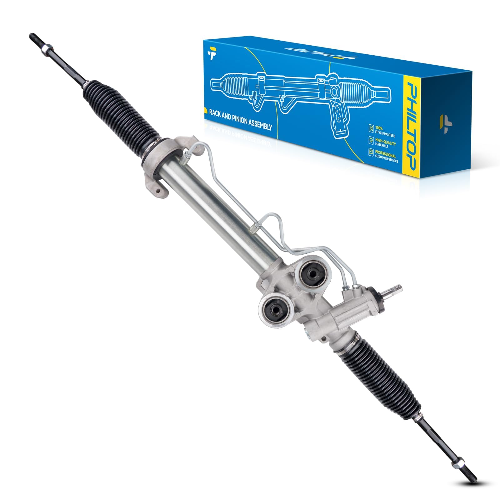 PHILTOP Power Steering Rack and Pinion Assembly Compatible with 2007-2008 Silverado 1500, 2009-2013 Silverado 1500, 2007-2013 Sierra 1500, 2007-2009 Sierra 1500 6.0L Replace 22-1036-image-15