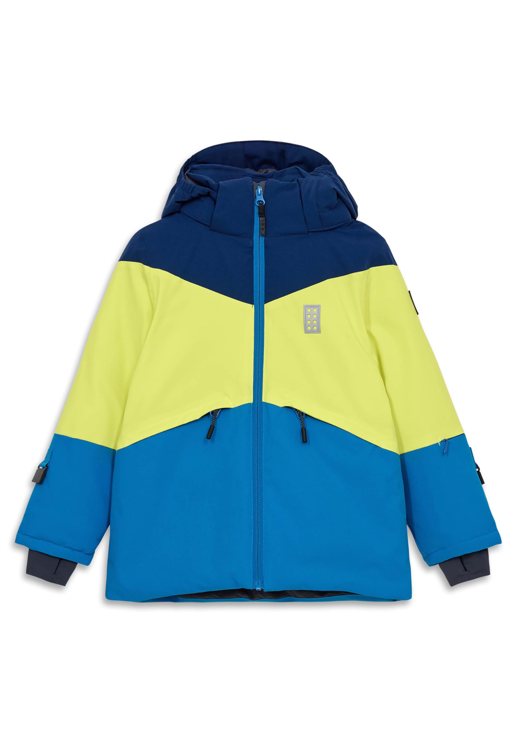 Kabooki LEGO® Skijacke für Kinder - Wasserdicht (10.000 mm) & Winddicht mit versiegelten Nähten | Schneefang, Liftpasstasche & 3M Reflektoren | Winterjacke Jungen