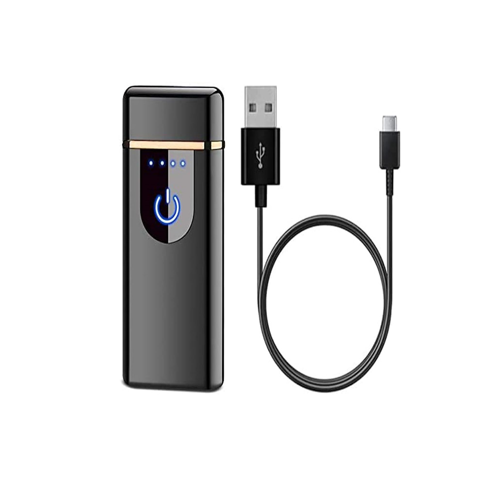 CHAFFUL Metal Eelectric Arc Lighter with Double Arc Plasma Sensor Ligher/Torch with LED Indicator Sensor Fingerprint Flameless Lighter & USB Rehargeable-image-35
