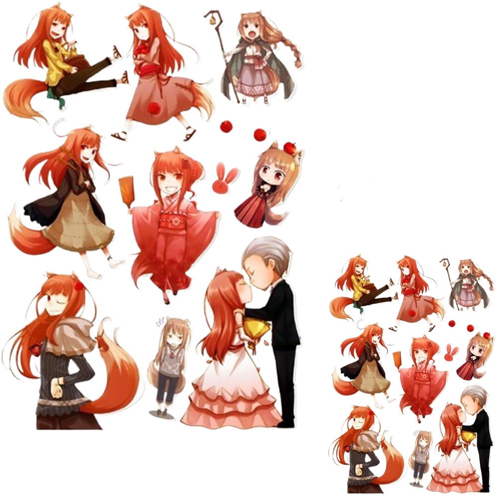 狼と香辛料 電撃文庫30周年記念 超電撃文庫展 ステッカー 狼と香辛料