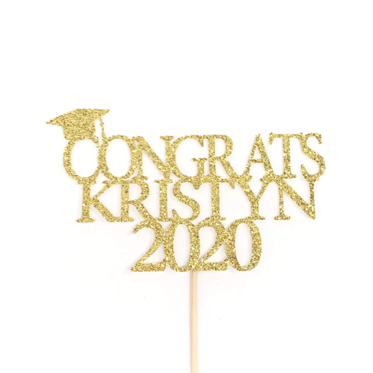 Buy Atelier Elegance ANY NAME Grad 2020 Cake Topper, Graduation Cake