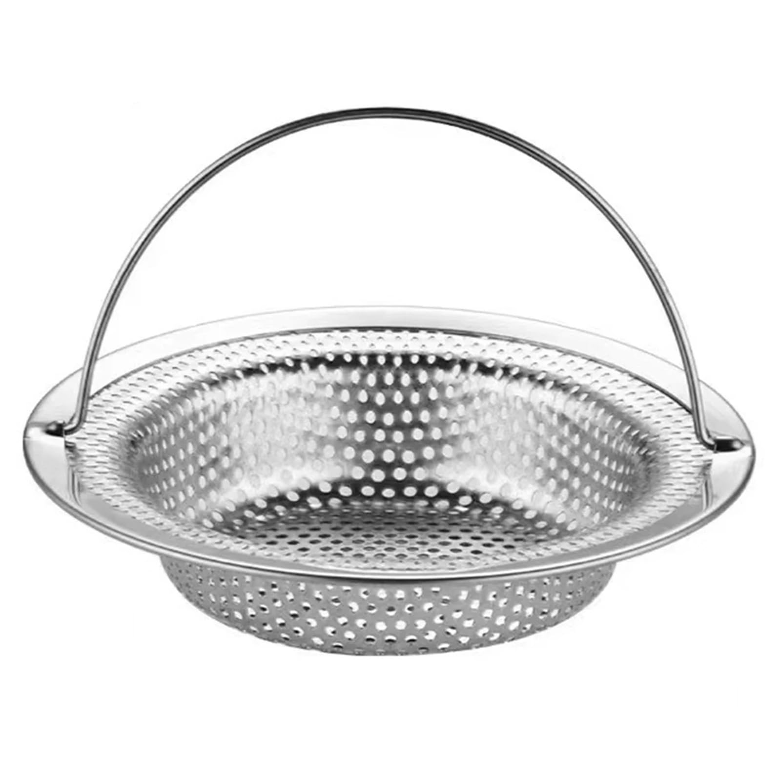 Sink Strainer With Handle Stainless Steel Kitchen Clogging Protection Drain for Kitchen
