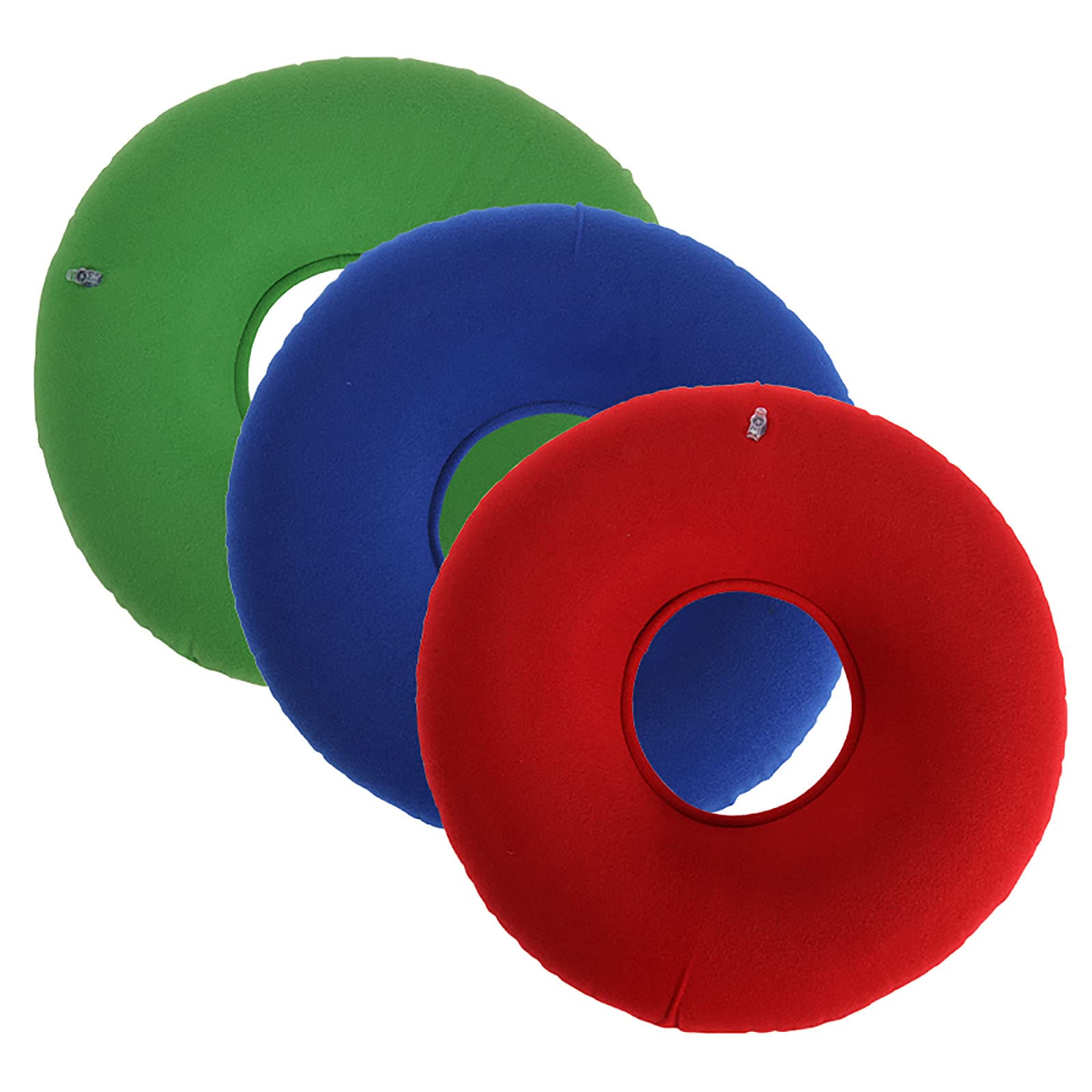 Cojines de asiento de aire antiescaras Cojín de dona inflable para ancianos postrados en cama discapacitados, paralizado Cojín de cuidado de la cama del paciente Cojín antihemorroides de cola de