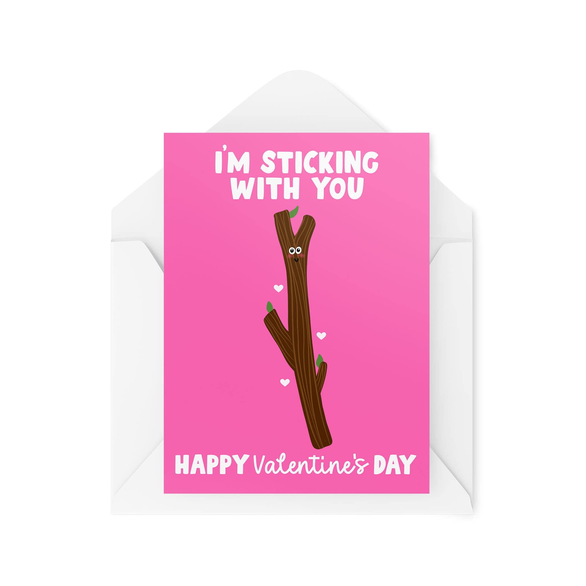 Funny Valentine's Day Card - I'm Sticking With You - Husband Wife Cards - Valentines Card - Girlfriend Boyfriend - Married Cards - CBH1456