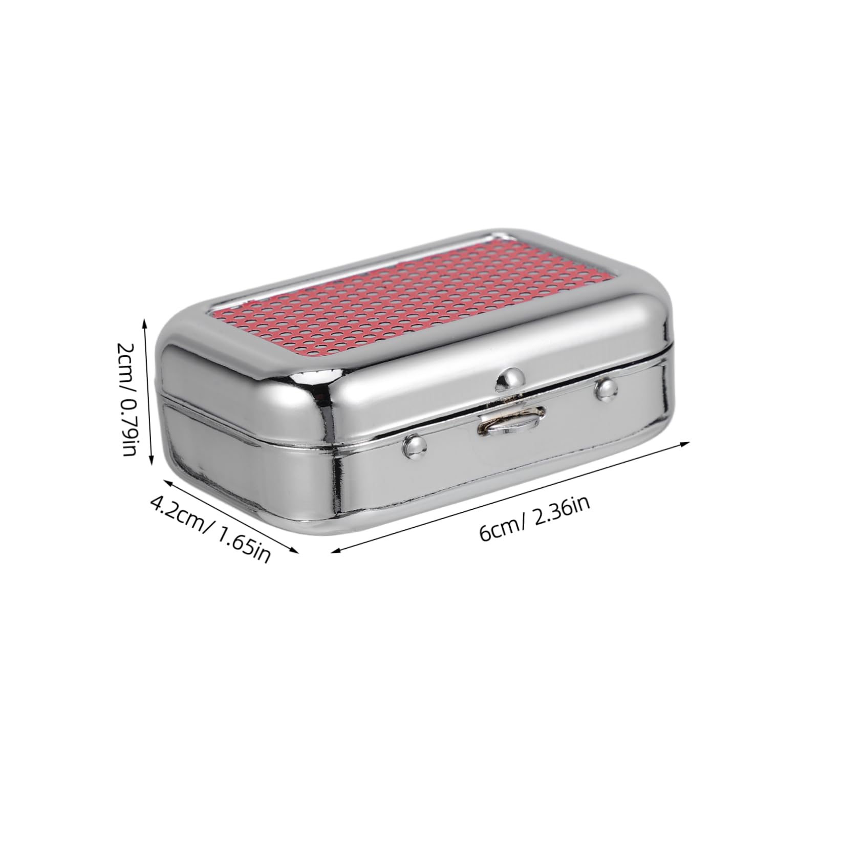 BRIGHTFUFU Stainless Steel Pocket Ashtray with Lid Portable Smokeless Design for Travel Hotels and Outdoor Picnics Easy to Clean and Stylish Metal Ash Tray for Smokers