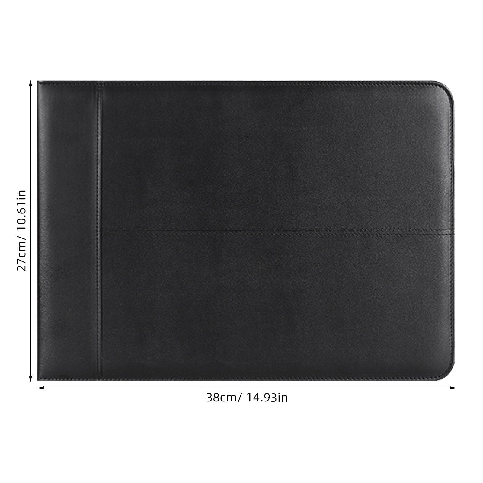 EXCEART Raccoglitore a 7 Anelli con Zip in Similpelle per Ufficio Business
