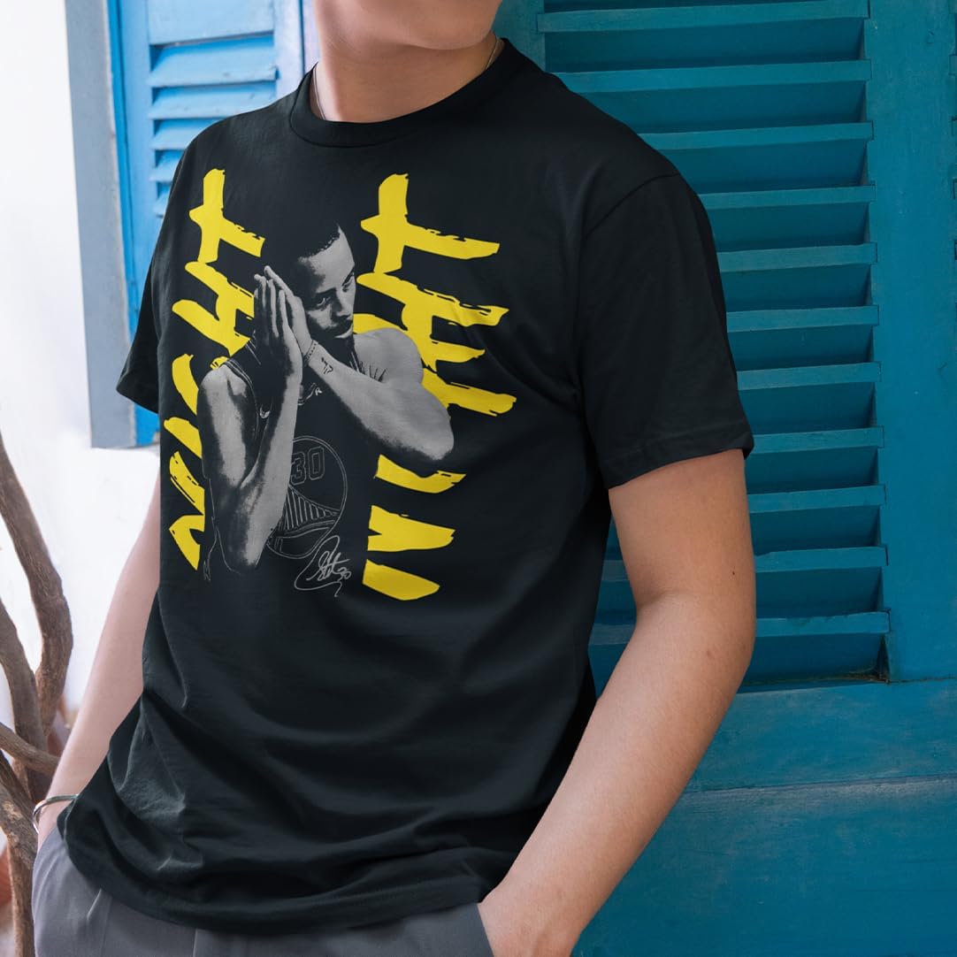 LYBL Steph Curry Night Night Shirt Basketball Graphic Tshirt Golden State Ball - Image 5