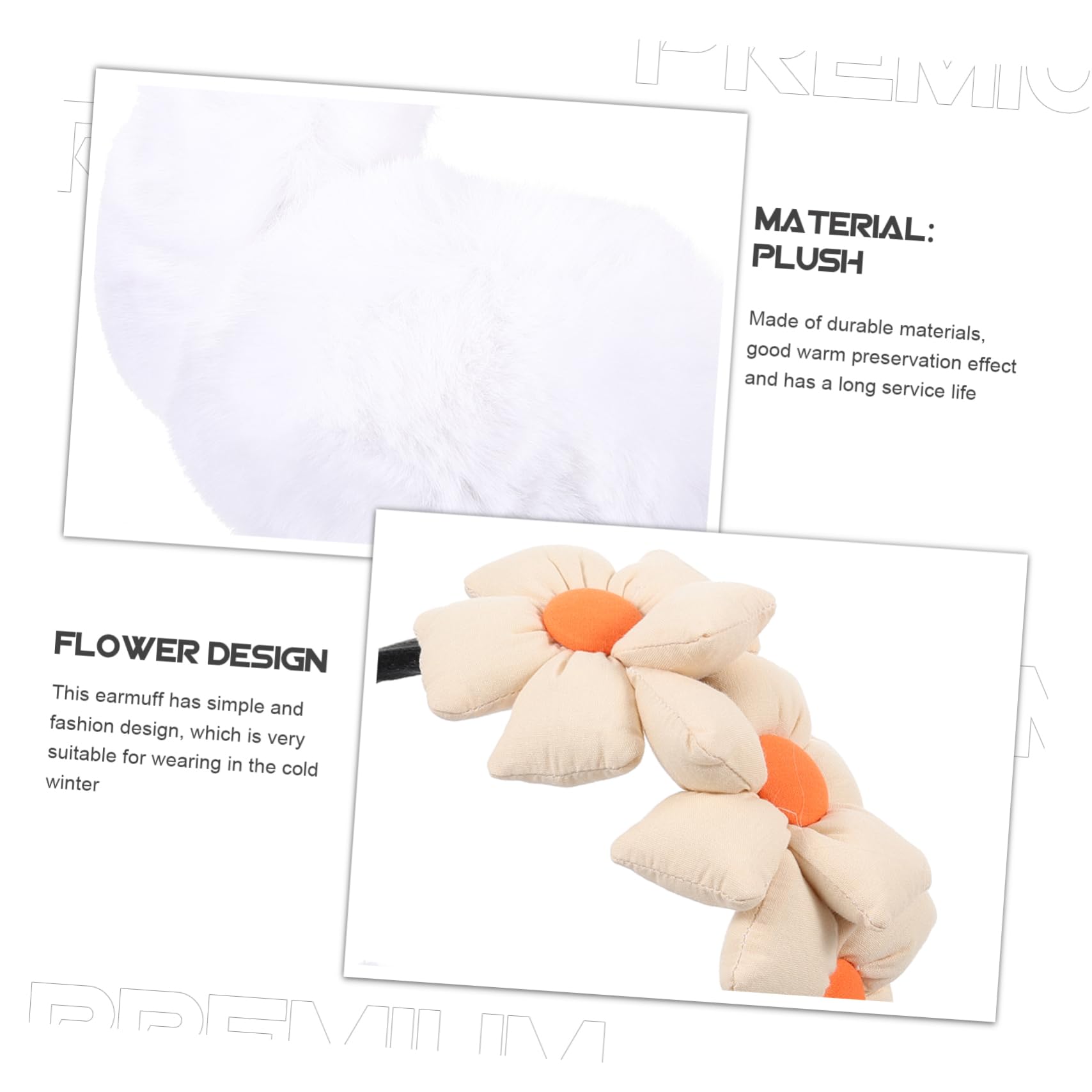 SHERCHPRY cubiertas de oído Auriculares Venda cubierta del oído de invierno orejeras para niñas cálido cubierta cálida para los oídos orejera de invierno al aire Felpa