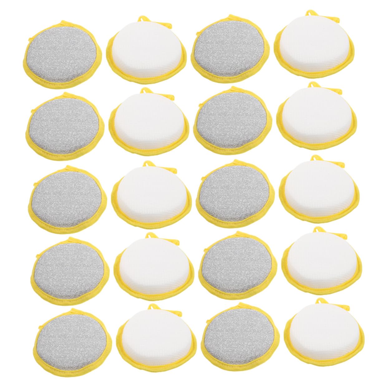 FOMIYES 50 Unidades Esponjas de Limpieza para Fregar Platos, Doble Cara, Resistentes Suciedad, para Cocina y Ollas, Limpieza Efectiva y Suave