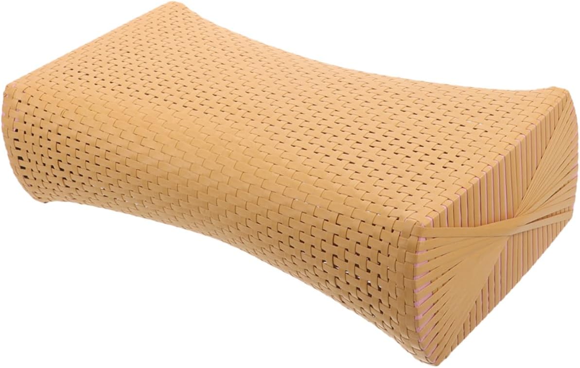 4pcs Sauna Room Accessory Breathable Neck Pillow for Bathtub Imitation Rattan Bed Pillow