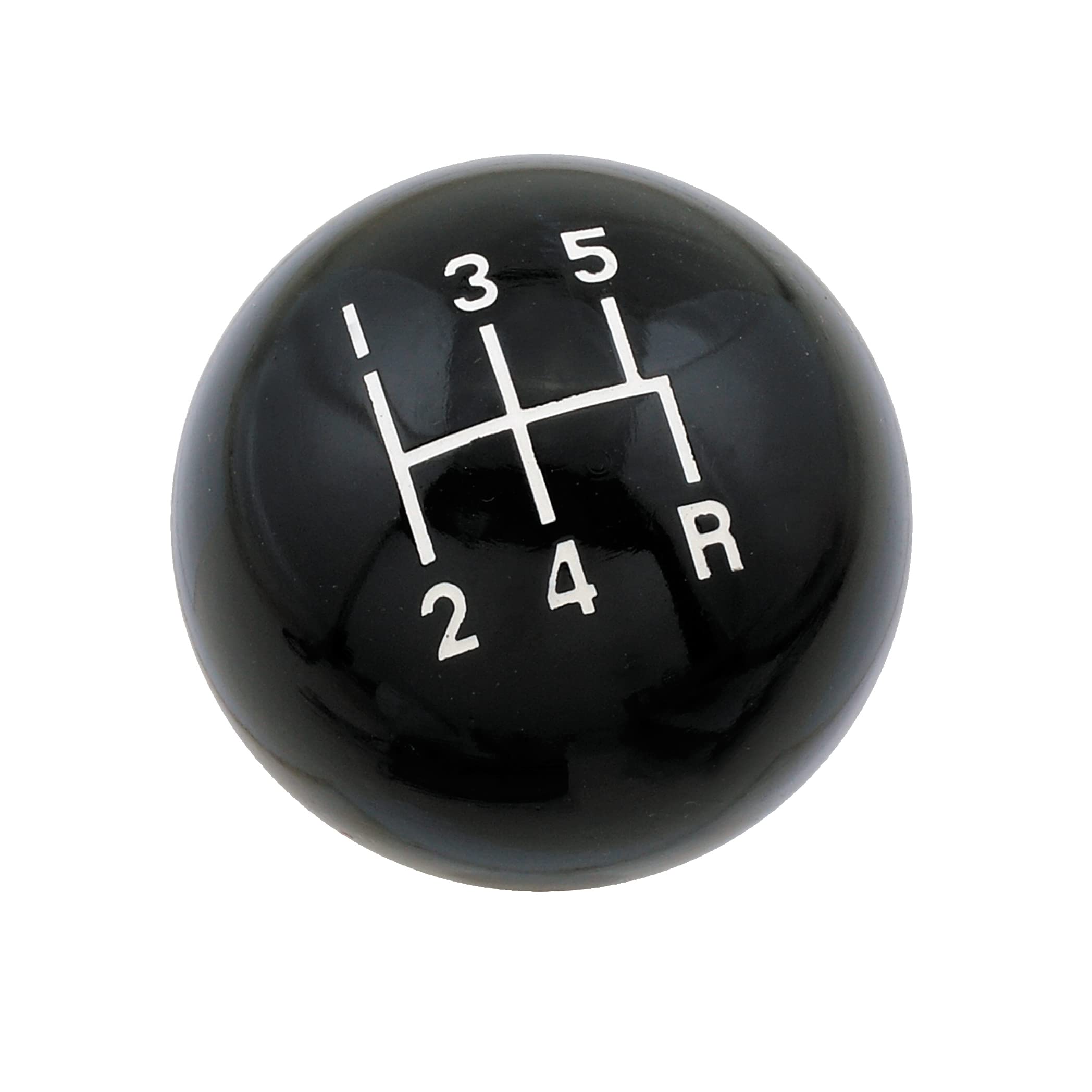 Mr. Gasket 9626 Black 3/8-16 UNC Classic 5 Speed Round Ball Shift Knob