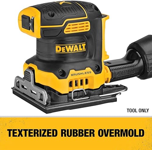 Miniatura 5 de Dewalt DCW200BR 20V MAX XR Lijadora inalámbrica de iones de litio de 1/4 hoja de velocidad variable (solo herramienta) (renovada)