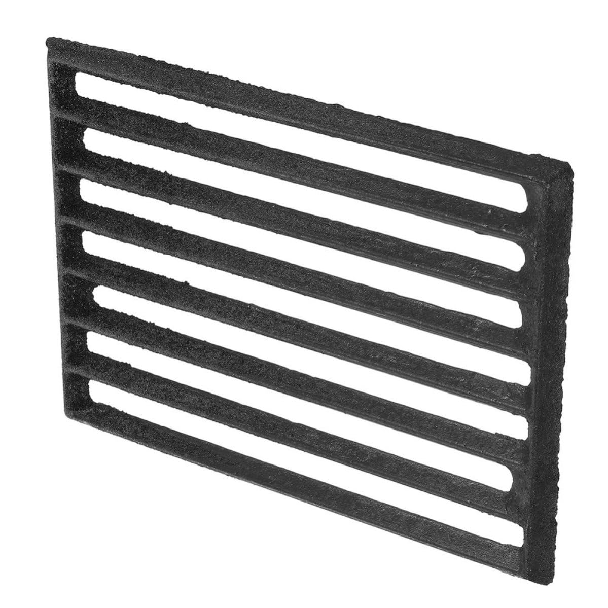 Grille Rectangulaire en Fer Noir Barbecue Burgers et Saucisses