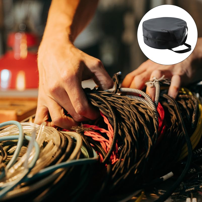 Image of balacoo Cable Storage Bag 16.14In Tool Bag for Extension Cords Wires Cables and Hoses Composite Material Storage Pouch for Home Garage Rv and Garden Organization