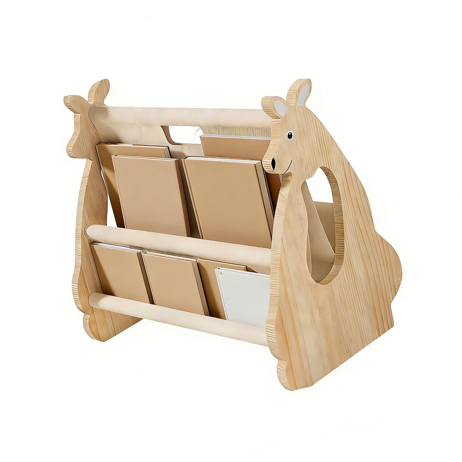 hogtnd Children's Book Organiser with Spacious Layers and Rounded Edges, Ideal for Readers' Book Planner