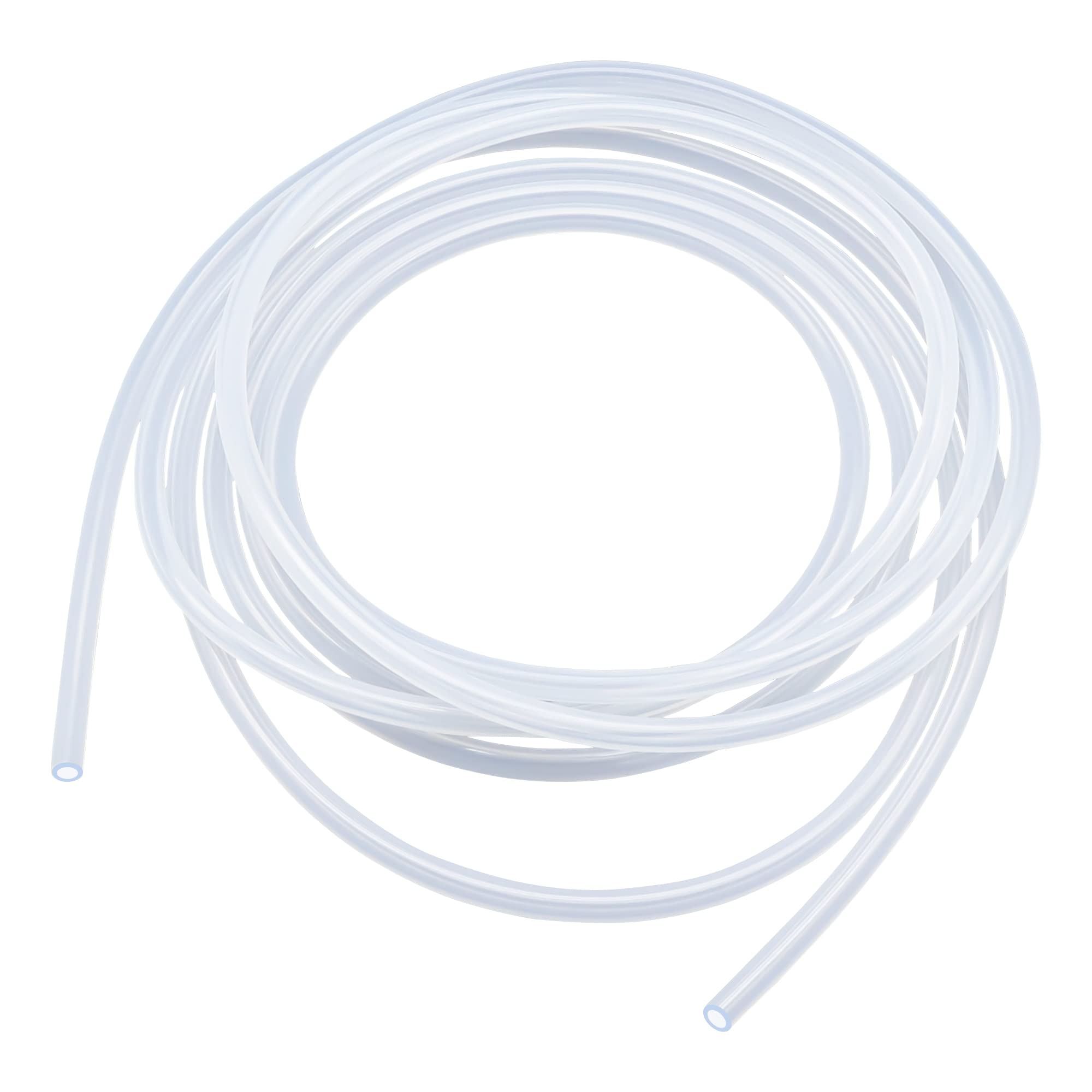 Silicone Tube 7mm ID X 10mm OD, 5 Meters(16.4FT), LAVMHAB Food Grade Hose Flexible Silicone Tubing Clear Water Air Hose Pipes for Pump Transfer