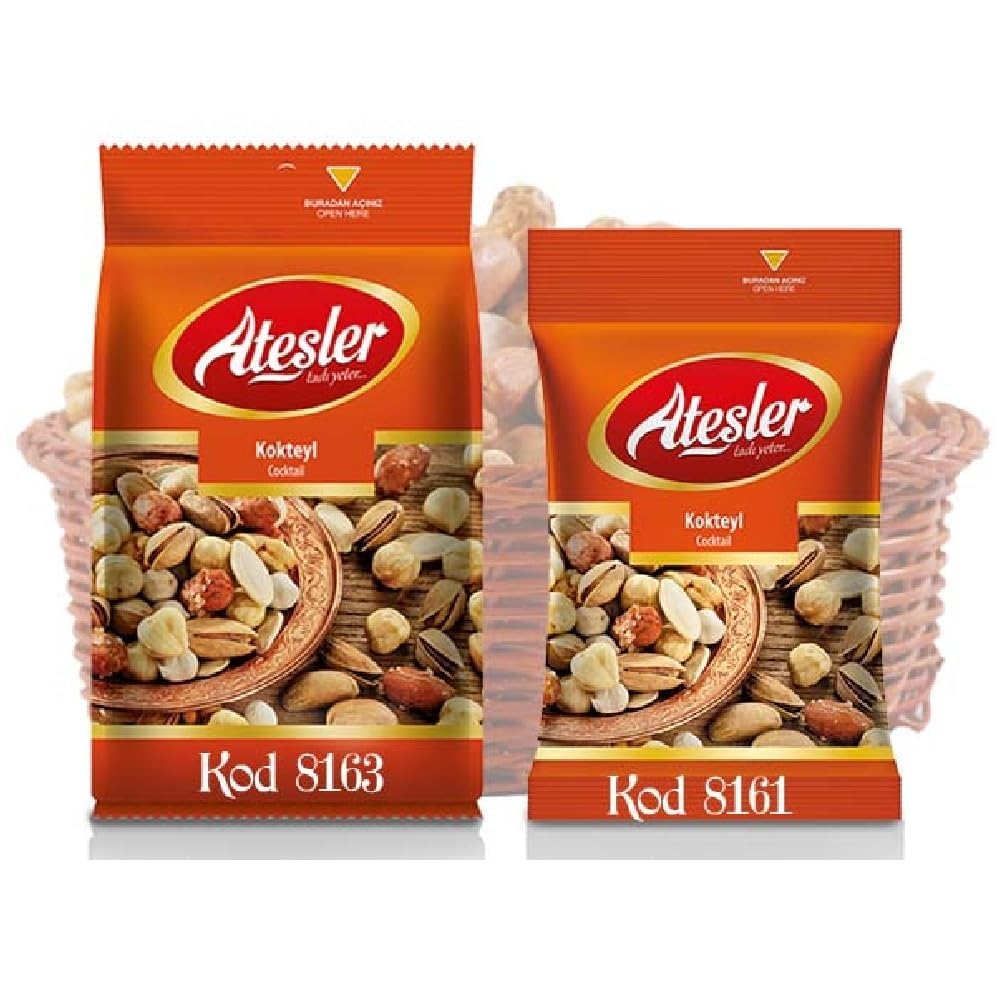 Ateşler Kuruyemiş Mega Kokteyl Doypack 120 gr