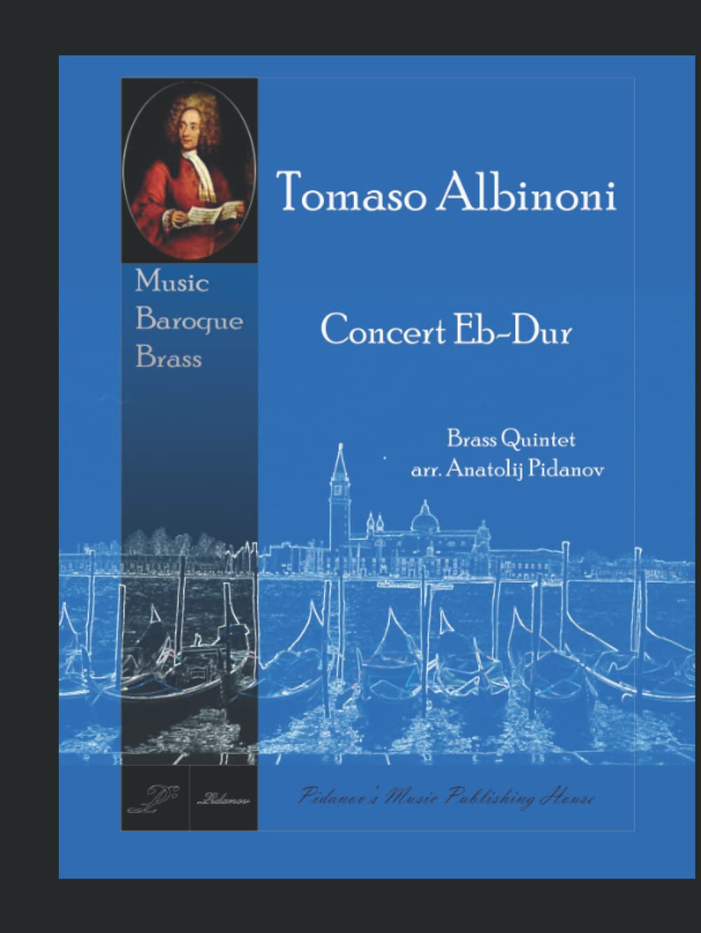 Tomaso Albinoni Concert Eb-Dur for Brass Quintet: Score for Brass quintet
