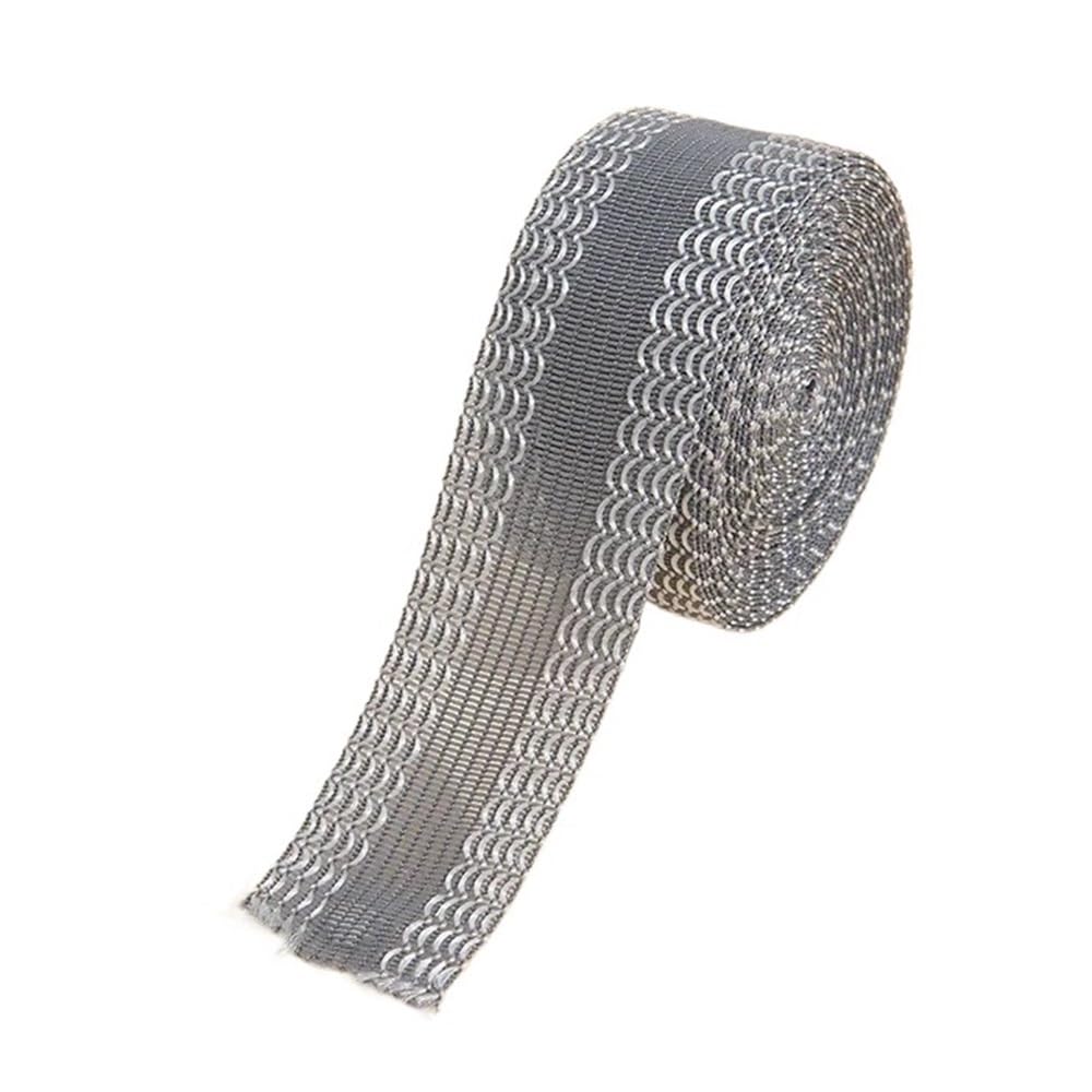 VONCYKI 1/2/3/5M Pants Edge Shorten Self-Adhesive Pant Mouth Paste Iron-on Hem Tape Pants Fabric Fusing Hemming Tape Ironing Sewing Tape(Gray,1Meter)