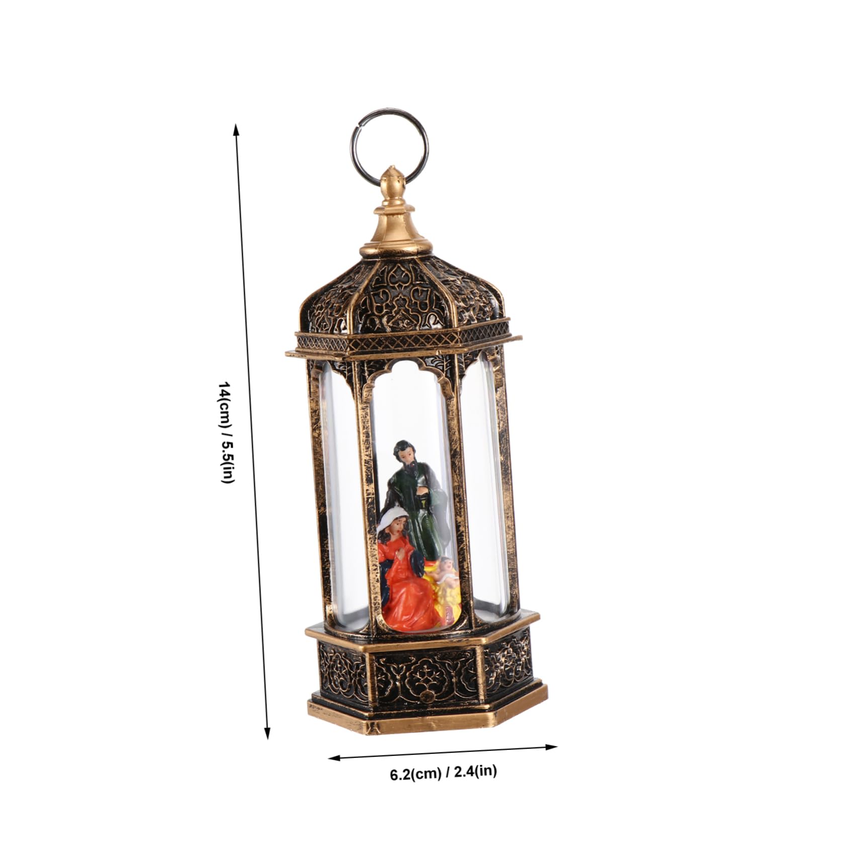 IWOWHERO Retro Christmas Light Decorative Table Lamp Xmas Home Decor Present Set Material Warm Atmosphere Multi-use