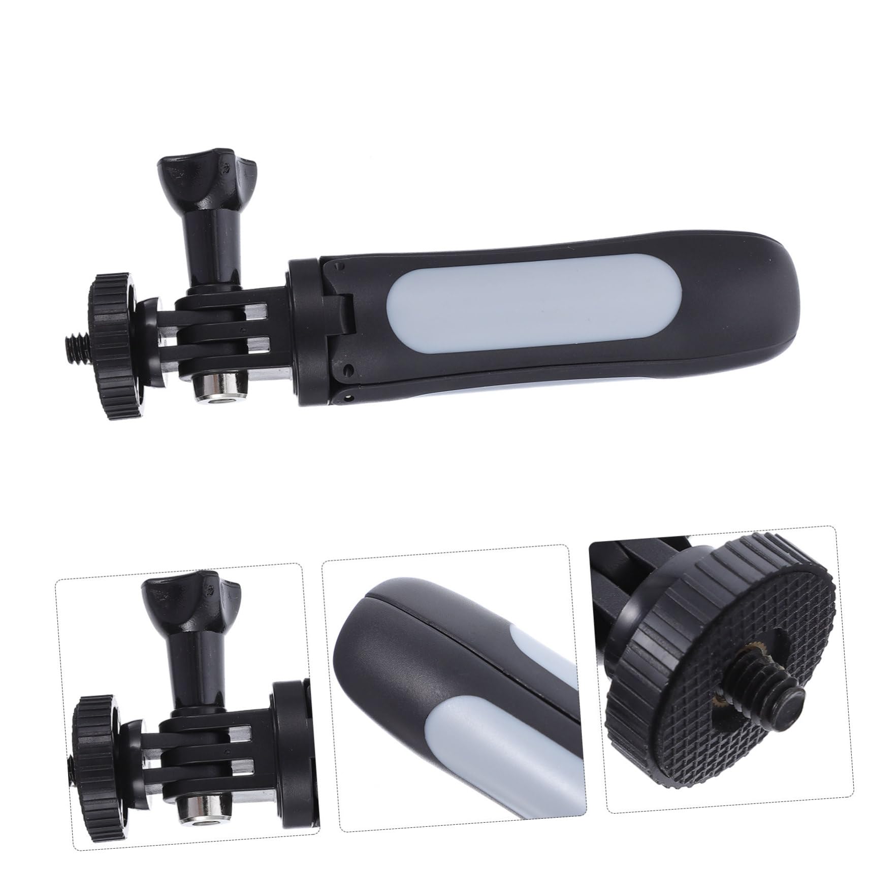 Hemobllo 2pezzi Treppiede Mini Estensibile Acciaio Inossidabile Con Supporto Per Selfie Stick Design Leggero e Portatile Antiscivolo Per Fotografia Viaggio