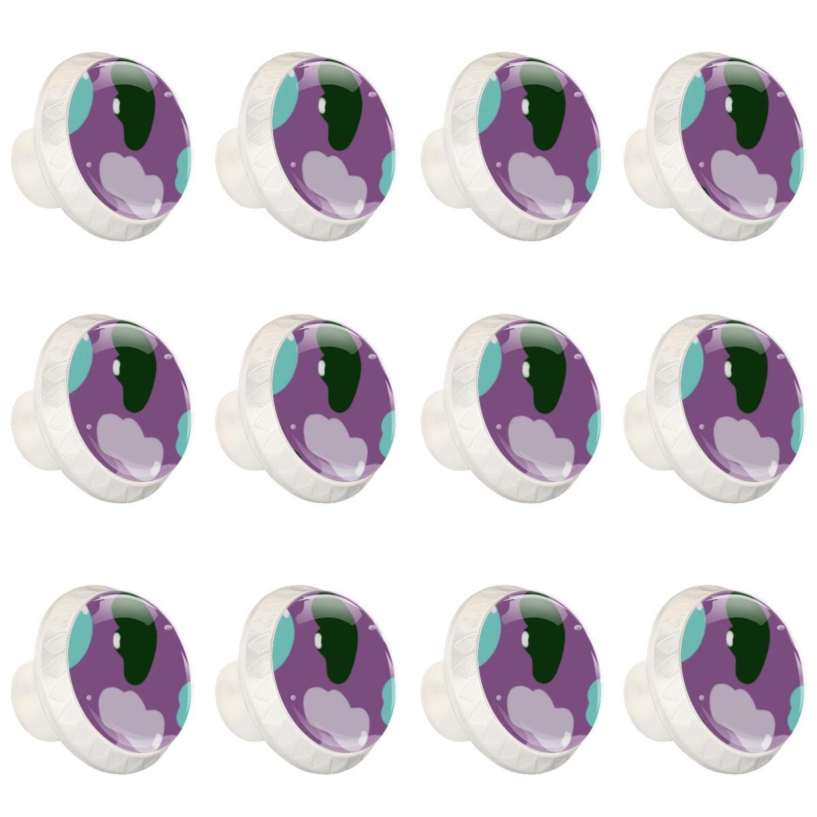 Boutons de tiroir en cristal transparent haut de gamme pour buffet moderne