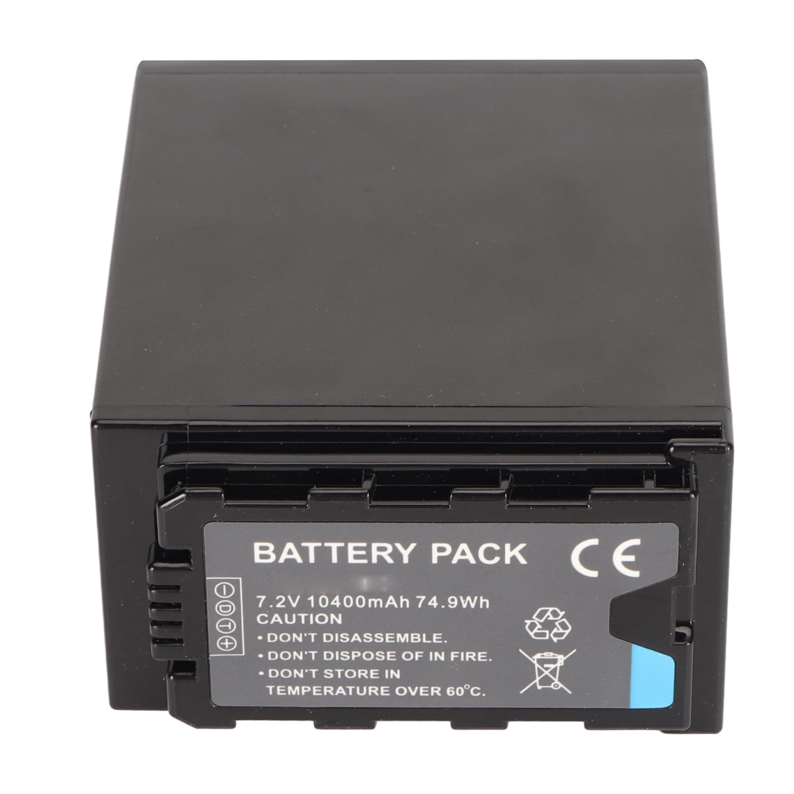 Batteria Sostitutiva per Fotocamera da 10400 MAh con Design Ultra Sottile per MDH3 PX298 EVA1 DVX200 PV100 - Ideale per Viaggi e Sport All'aria Aperta