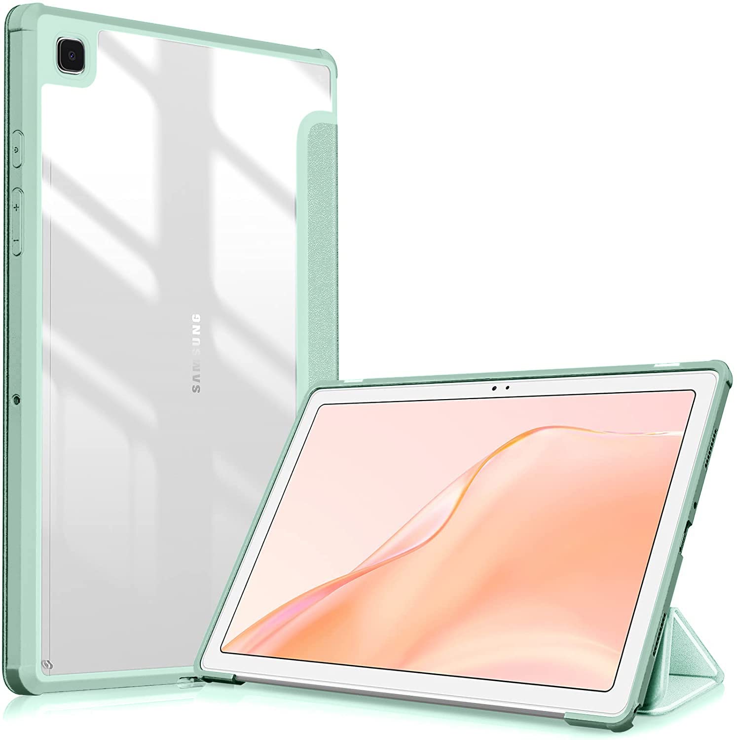 SwooK Hybrid Slim Case for Samsung Galaxy Tab A7 10.4 2020 2022 Model (SM-T500/T505/T507/T509), Shockproof Cover with Clear Transparent Back Shell, Auto Wake/Sleep, (B09PYQTMGM) Amazon Price History, Amazon Price Tracker