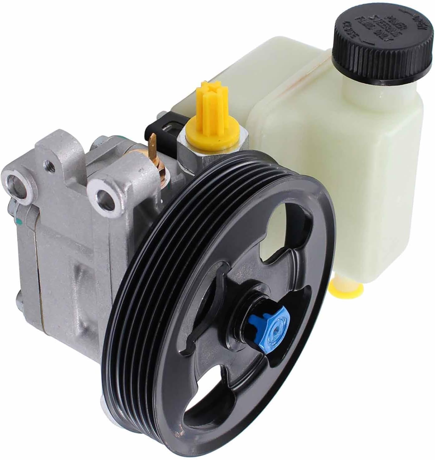 ApplianPar Power Steering Pump with Pulley and Reservoir for CX7 2007 2008 2009 2010 2011 2012