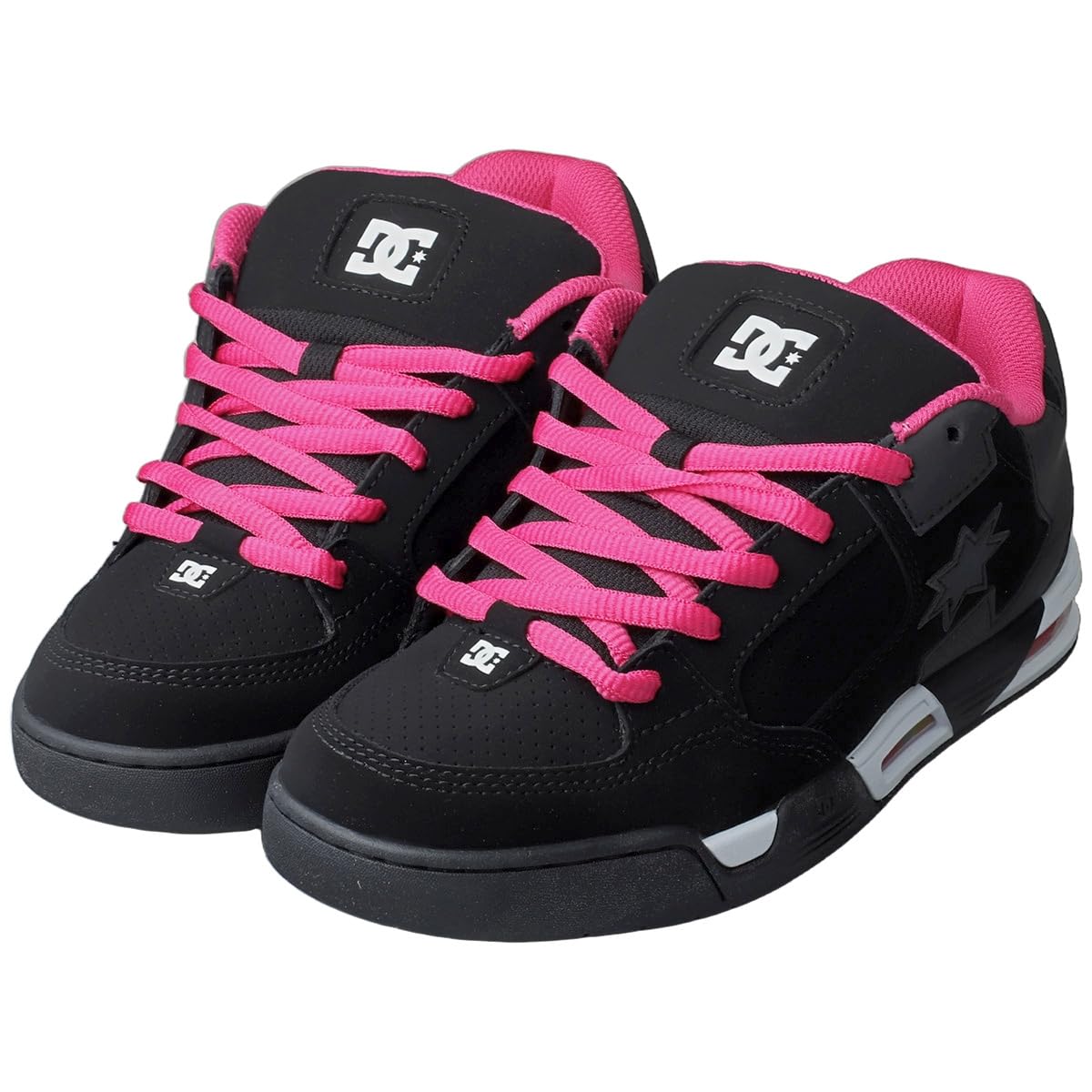 DC Shoes Command - Scarpe da Ginnastica da Skate, da Donna, Colore: Nero/Rosa