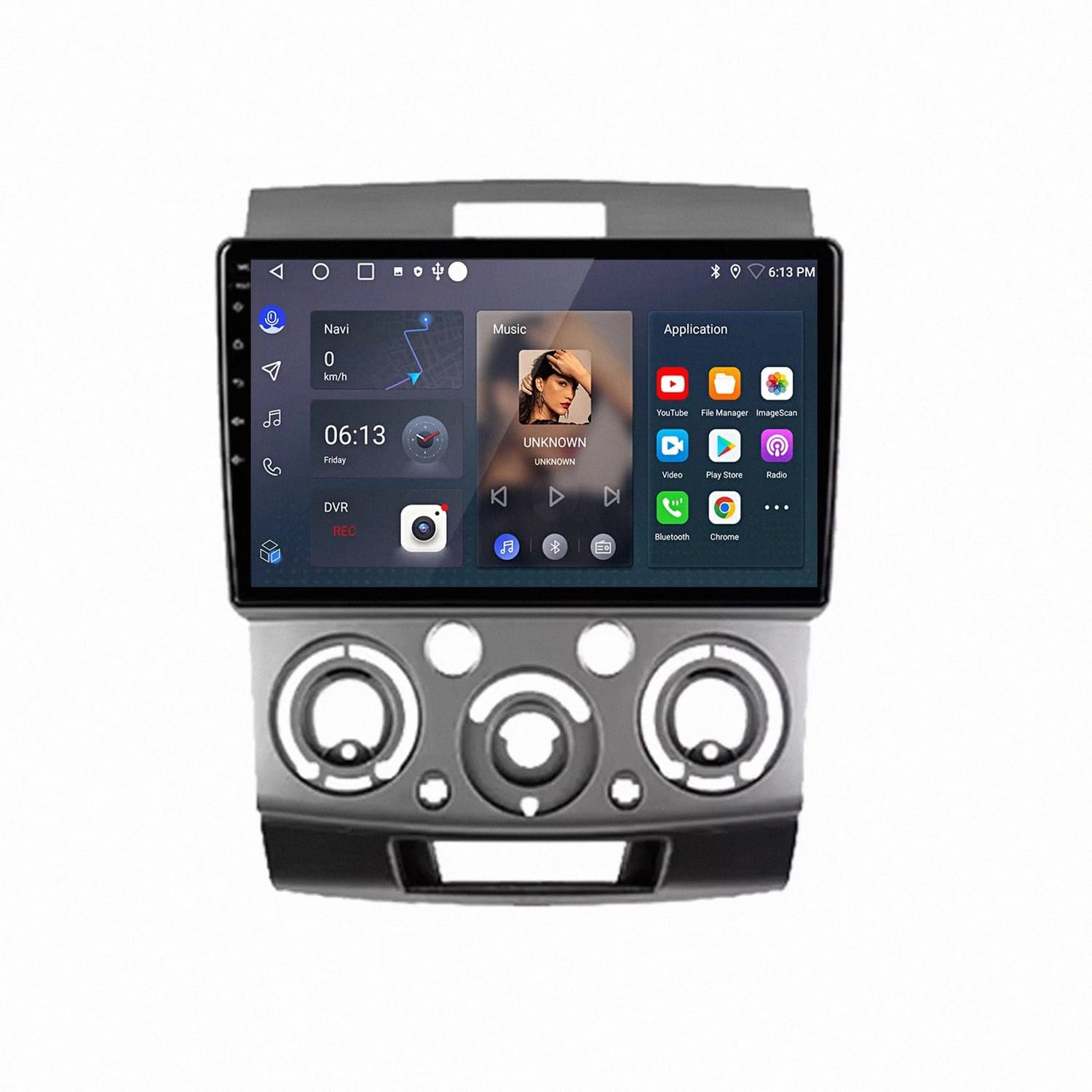 Radio coche Bluetooth premium de alta resolución para Mazda BT-50 8