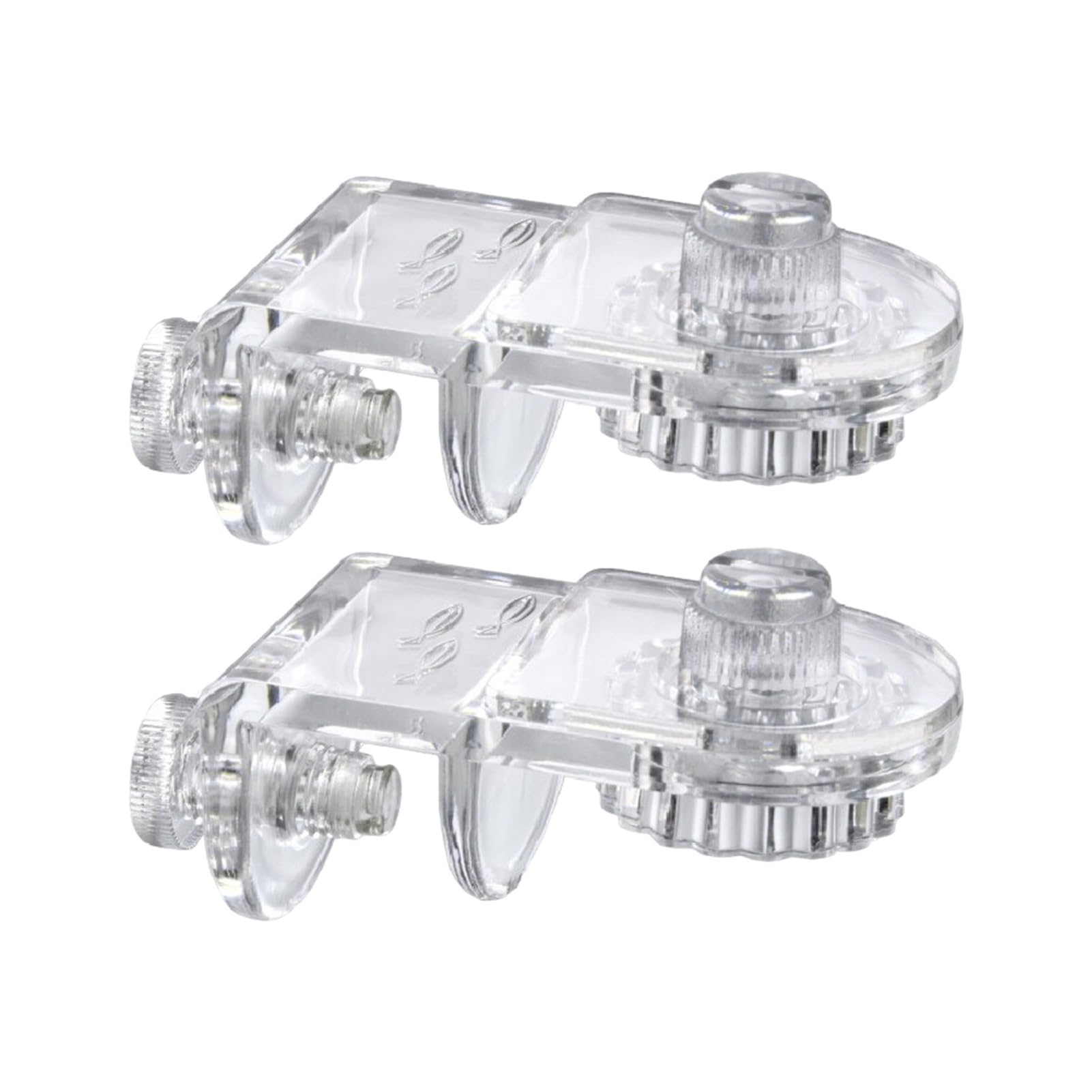 Jubilofex Aquarium Lid Clips - Tank Clamp, Cover Bracket | Acrylic Anti-Jump Holder for Rimless Aquarium, Fish Tank Net Support Clips for Glass Top, Secure Hood Fixer for Pets, Reptiles, Marine Setup