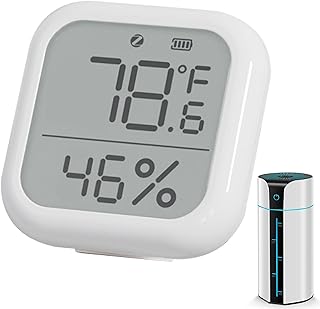 termo-higrômetro sem fio 5 peças – monitor remoto inteligente sem fio – temperatura para casa, garagem, estufa, adega Znet-au