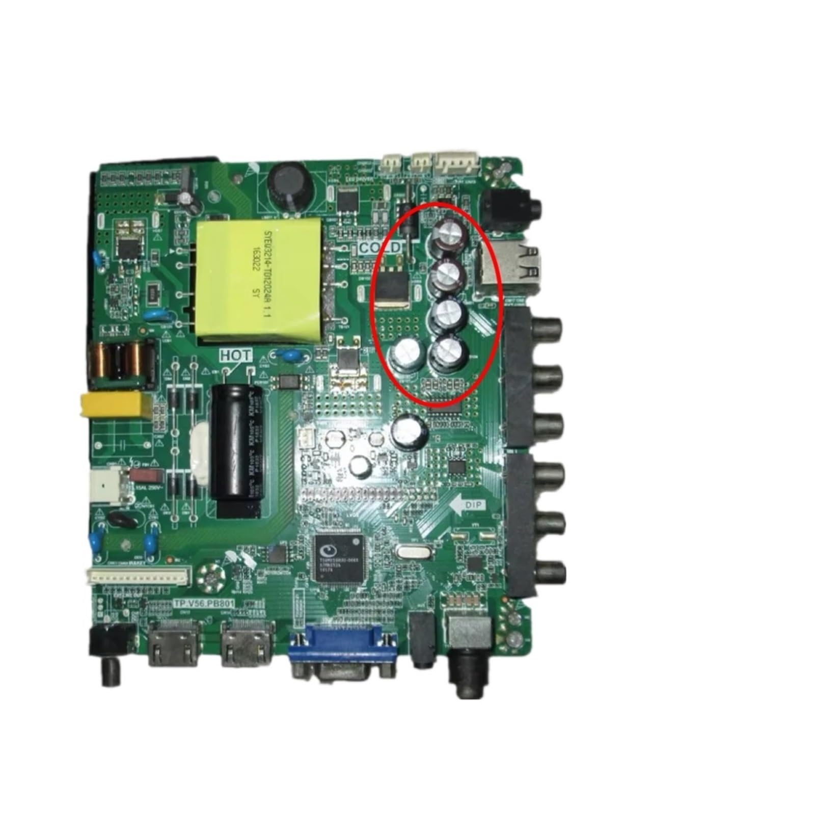 Carte mère TV TP.V56.PB801 35W platine de rechange écran 1366X768