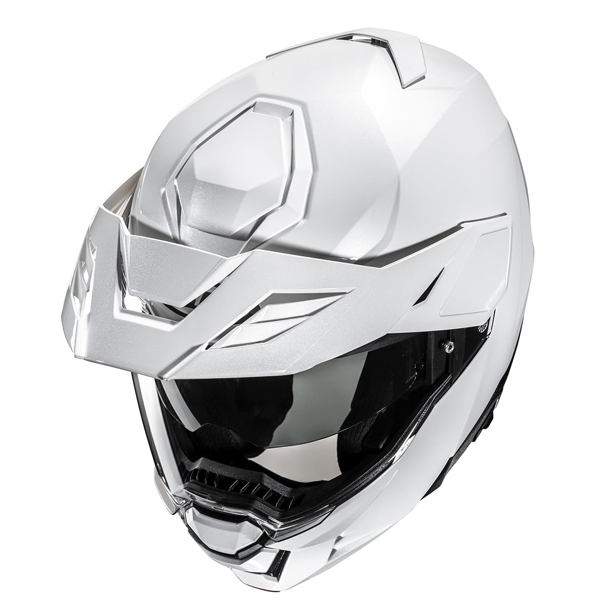 HJC, Casco Moto Modulare i80 UNI Pearl White, M