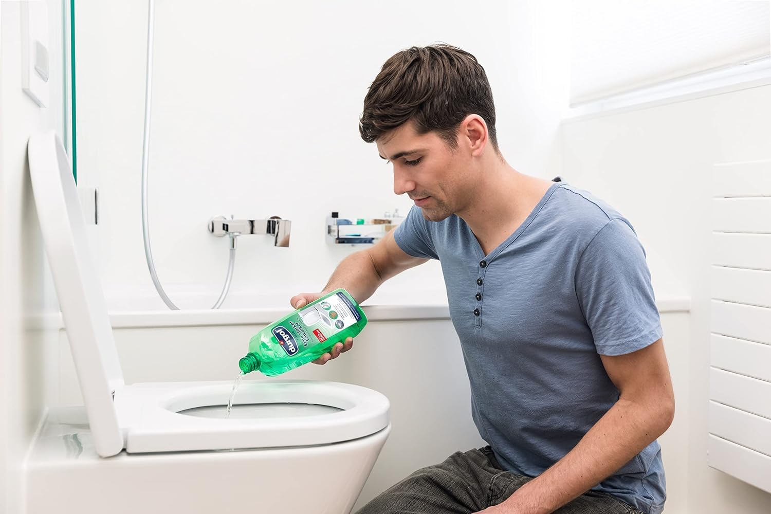 durgol Forte extra starker Entkalker für Urinstein & Kalk (2x1000ml) - Urinsteinentferner & Kalkentferner für WC, Dusche, Spülkasten - Spezial Profi Kalkreiniger flüssig - Kalkstein Reiniger Toilette