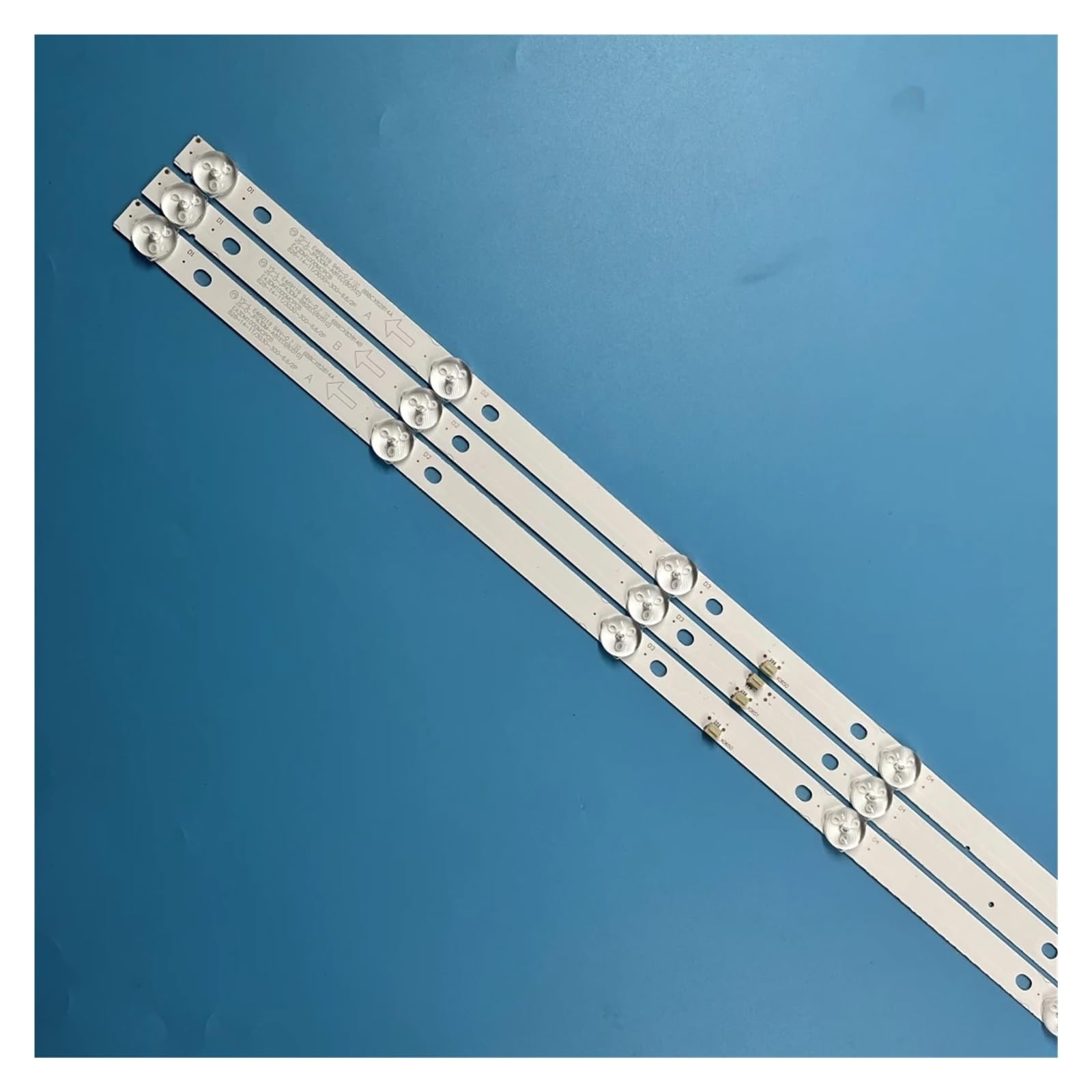 Bande de rétro-éclairage LED for JS-D-JP43DM-A81EC B82EC E43DM1000 MCPCB B-BK 43LEM-1043/FTS2C 43LEM-5043/FTS2C 43LEX-5058/FT2C