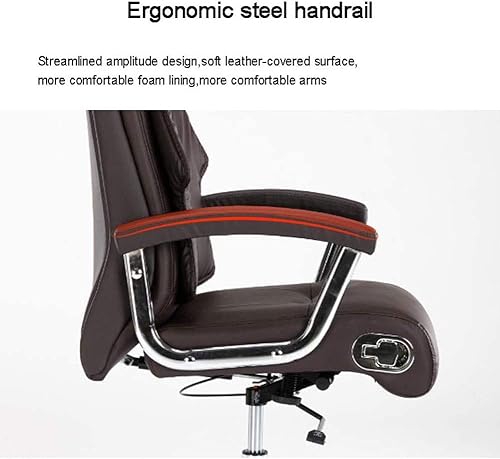 Miniatura 6 de Silla de oficina ajustable ejecutiva, silla ergonómica para computadora con almohadas de espuma viscoelástica en capas (D)