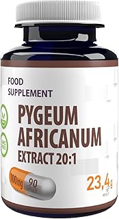 Hepatica Pygeum Africanum – 2000mg Equivalent (100mg 20:1 Extract) | 90 Vegan Capsules | 13% Phytosterols | High-Strength Prostate & Urinary Health Support | 3rd Party Lab Tested