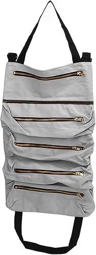 Miniatura 5 de Bolsa de herramientas enrollable para respaldo de automóvil, bolsa enrollable plegable de lona, alicates para automóvil, bolsa de almacenamiento de